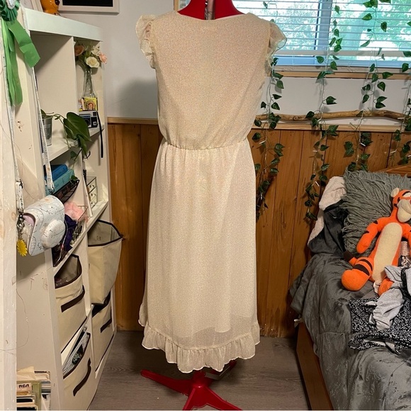 JOE FRESH floral print midi dress size large in amazing condition! - Picture 3 of 5